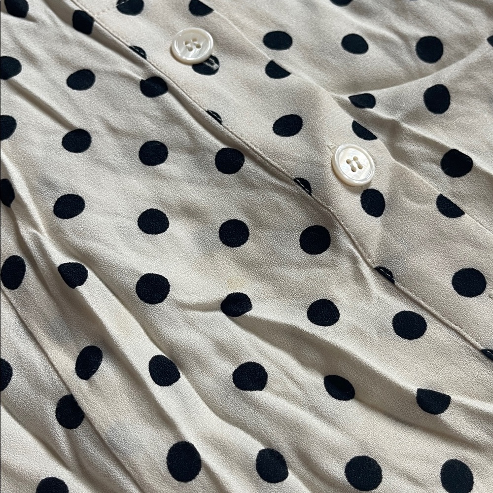Reformation Black and White Polka Dot Backless Sun Dress - Picture 9 of 17